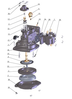 JZ-7G, DF8B locomotive brake