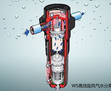 WS high efficiency cyclone gas water separator
