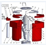 YQ8Y.1.1-2B back clamp planetary claw