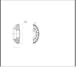 Fh23-35-6 spherical rubber core of blowout preventer fh23-35 