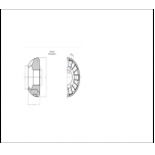 Fh23-35-6 spherical rubber core of blowout preventer fh23-35 